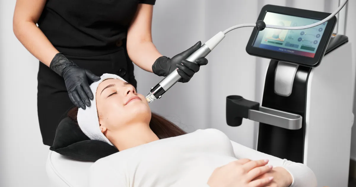 Women receiving RF MICRONEEDLING in SCOTTSDALE, AZ